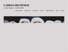 Tablet Screenshot of larissabechtold.com